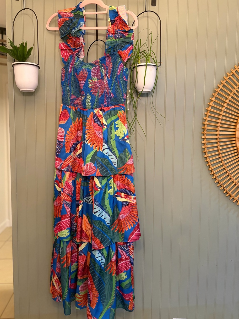 Alden Adair Rachel Maxi Dress RARE FIND   "Flourish" print!NWOT - large
